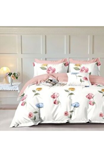 Ralex Double Bed Linen Set, 6 Pieces Percale Cotton, Pucioasa PRC 194