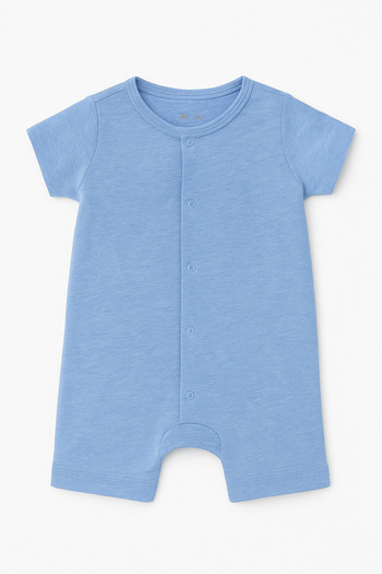 For My Baby Ribbed Short Jumpsuit