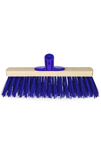 Mercaton Matura de Exterior din Lemn cu Perii din PVC si Suport din Plastic pentru Coada, 30 cm