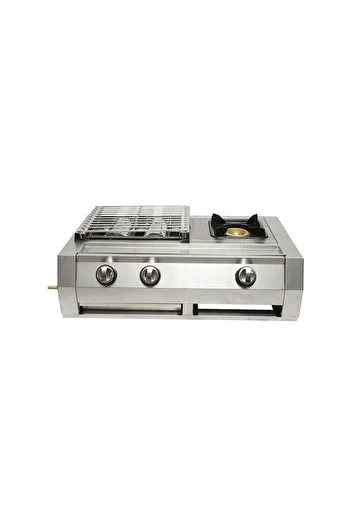 Breckner Germany Camping stove, portable, Breckner Germany, 2 in 1, with one burner and grill