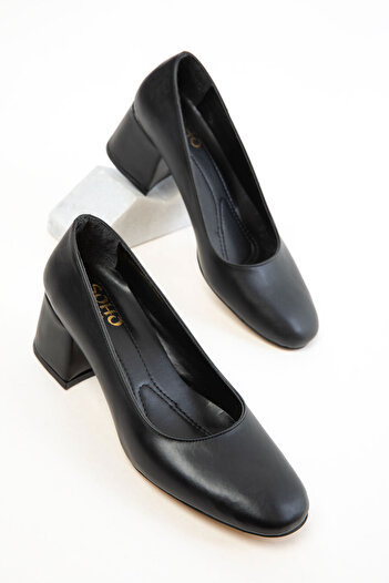 SOHO Black Women's Classic Heeled Shoes 20808