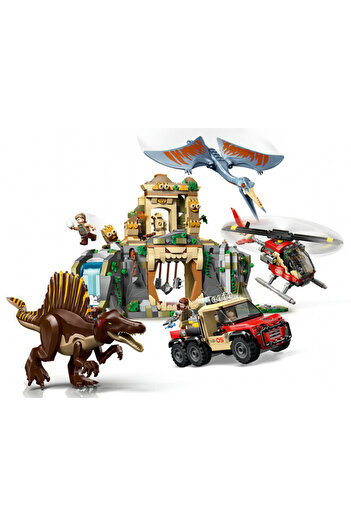 LEGO Jurassic World Spinosaurus and Quetzalcoatlus Air Mission 984 Pieces 76976
