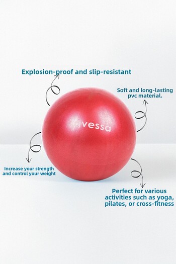 Verahed Red 30cm Mini Pilates Ball - Exercise Equipment