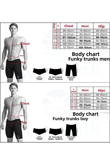 Funky Trunks Paradise Please (Classic) Slip Swimsuit, Men's Training Swimsuit