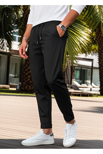 hello7 Black Comfortable Men's Jogger Pants