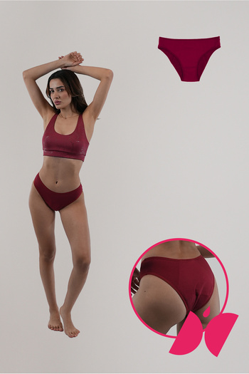 PEDDON Super Absorbent Cherry Menstrual Panties Ultra Hygienic Washable Liquid Proof Panties