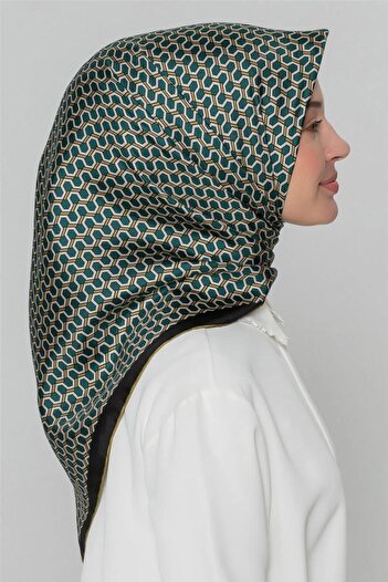 Armine Μεταξωτό Φουλάρι Nostalgia - 8401-82 Green Twill