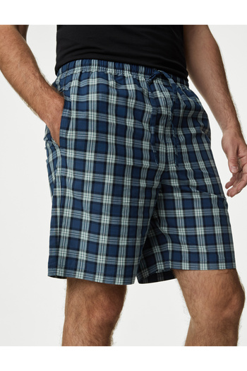 Marks & Spencer Saf Pamuklu 2'li Regular Fit Pijama Altı