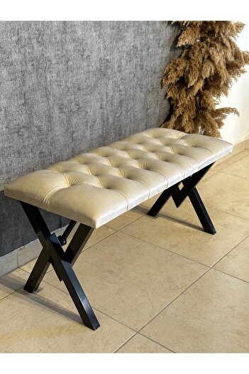 ASLANSTORE Bench puf Ayaklı 42x90 puf ölçüleri