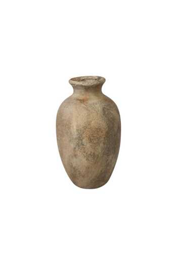 Generic Luxury vase stand in calm beige color for elegant home decor and outdoor gardens (13*13*21.5 cm)