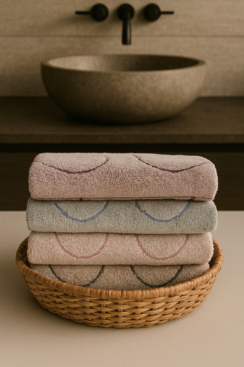 bornoz dünyası 100% Organic Cotton 50 X 70 Authentic Towel Bathroom and Sink Mat