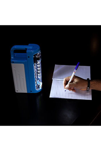 KRYPTON 100h Rechargeable Lantern With 3w Torch | Solar, Usb Charging | Indoor & Outdoor Use