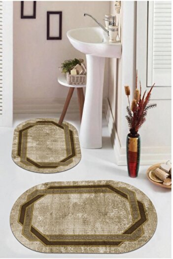 Aldora Oval Bath Mat Set