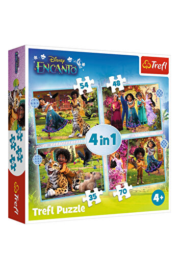 Vardem Trefl 4in1 Encanto Magical World Puzzle