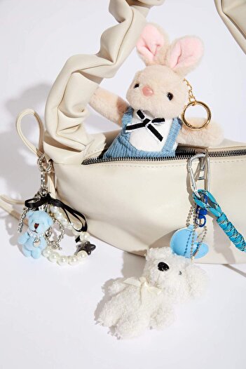 DeFacto Women's Rabbit Charm Keychain E9697Axns