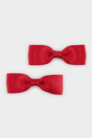 DeFacto Girl's 2-Piece Red Ribbon Buckle E9193A8Ns