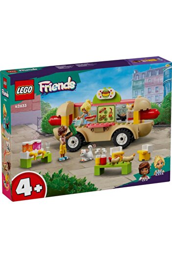 LEGO ® مجموعة صنع عربة هوت دوج فريندز 42633 - للأعمار من 4 سنوات فما فوق (100 قطعة)