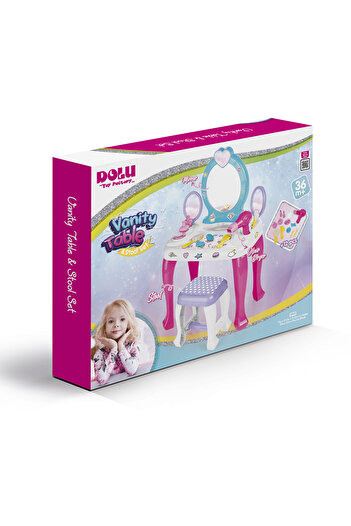 Dolu Makyaj Masası Ve Tabure Setı 2568