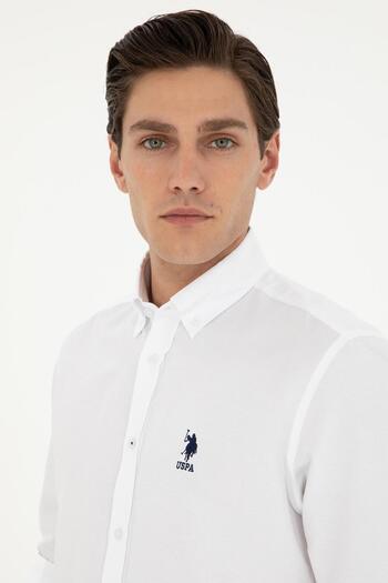U.S. Polo Assn. Gox024K White Men's Shirt - 1958930