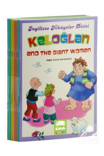 Ema Çocuk Keloğlan Stories (مجموعة القصص الإنجليزية المكونة من 10 كتب) والرابع والخامس للفصول الدراسية