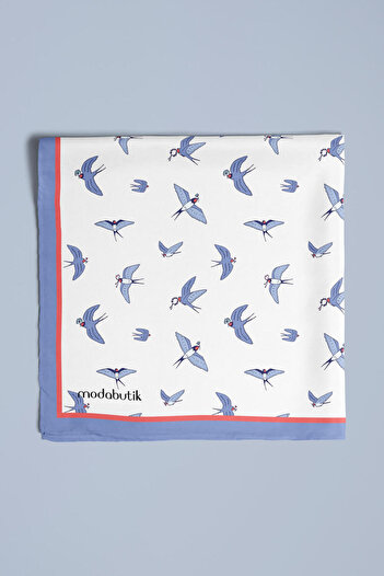 Modabutik F53 Kuş Desenli Bandana