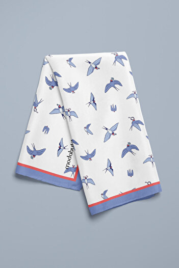 Modabutik F53 Kuş Desenli Bandana