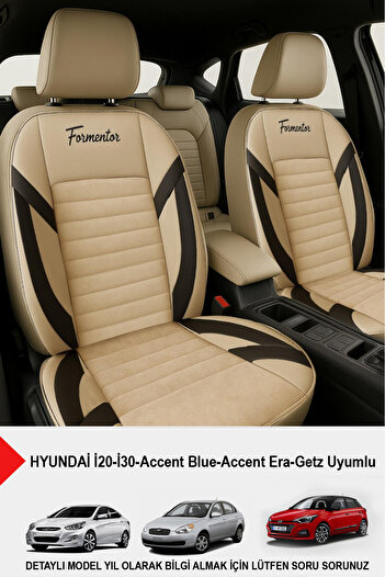 GM-DESIGN Formentor Arm Feather Auto Seat Cover (Hyundai̇ İ20-İ30-Accent-Blue-Era-Getz Compatible)