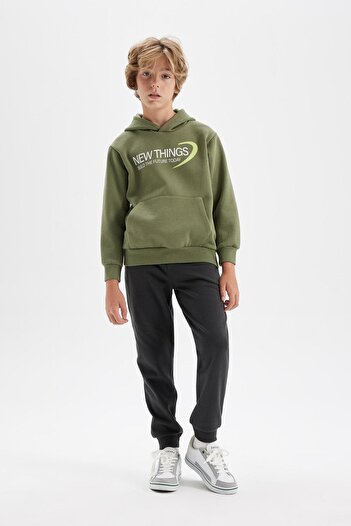 DeFacto Boy - Anthracite Color Pocketed Jogger Sweatpants K8852A624Au