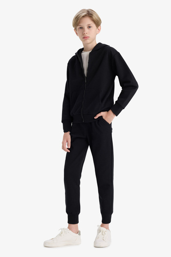 DeFacto Black Boy's Pique School Sweatpants - K8846a623au