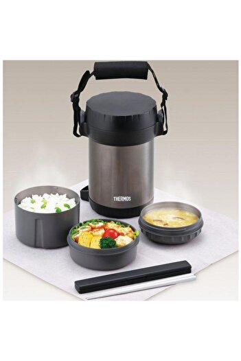 Thermos JBG-1800 3 Bölmeli Yemek Termosu Black 1,3 lt-197623