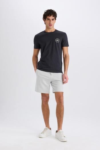 DeFacto Regular Fit Straight Leg Basic Straight Shorts B8672Ax24Sm