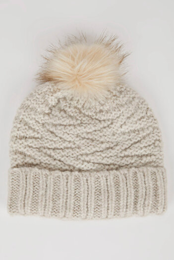 DeFacto Women's Pompom Knitwear Beret