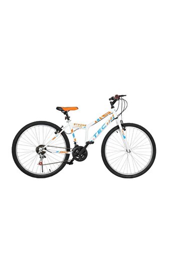 TEC Bisiklet Strong 26" Jant 21 Vites Erkek Dağ Bisikleti Beyaz - Turuncu