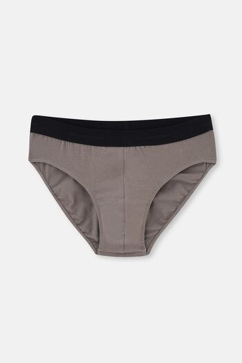 Dagi Gray Cotton Flat Slip