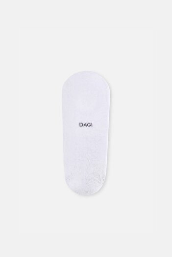 Dagi White Men's Cotton Short Invisible Socks 3-Piece