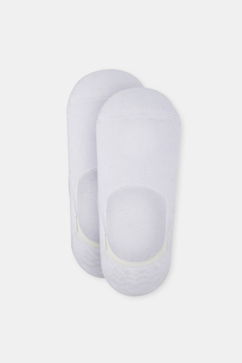 Dagi White Men's Cotton Short Invisible Socks