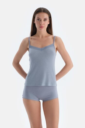 Dagi Ice Blue Lace Λεπτομερές εσώρουχο