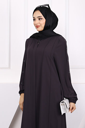 İmajButik Smoked Sleeve Detailed Ferace