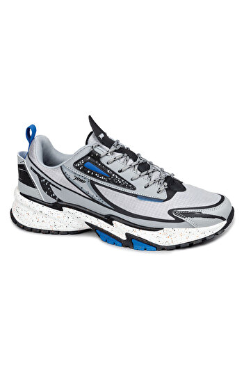 Jump 29726 Gray - Black - Blue Men's Sneaker Casual Sneakers
