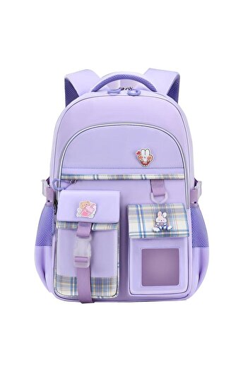 Generic Girl's School Backpacks Multi-pocket Large Capacity School Bag