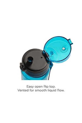 Bisbell Water Bottle(800Ml)Wth Straw, Non-Toxic BPA Free, Fast Flow ,For Sports and School,BB2432