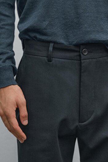 Massimo Dutti Pamuk karışımlı yarı jogger pantolon