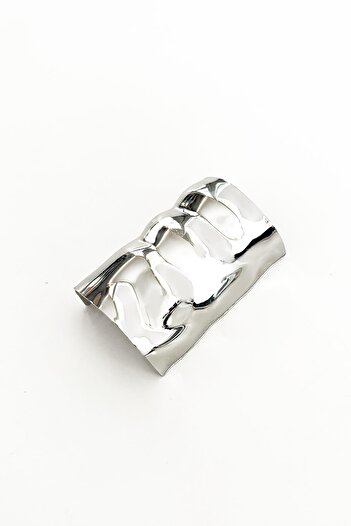 New Obsessions Molten Metal Tube Ponytail Clamp - Ponytail Cuff