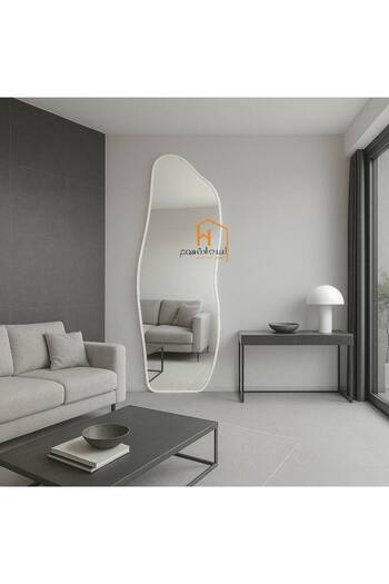 Al Saada Home Limited Quantity Mirror Stand - White -160*70