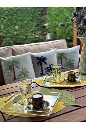 ref crea Set de 2 farfurii americane Lemon
