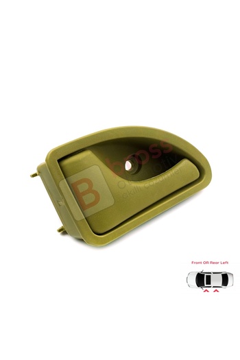 Bross Otomotiv Left Interior Door Handle for Renault Kangoo Twingo Mk1 Nissan Kubistar X76 8200259376 Mustard Olive Green