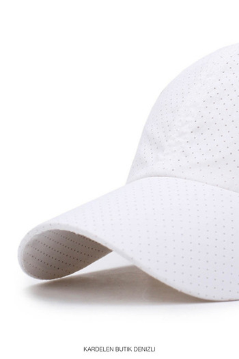 Kardelen Butik Denizli Ultra Thin, Quick Drying Fabric, Mesh Micro Hat for Women and Men (Karbeyaz)