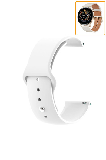 Tagomoon Huawei Watch Gt 3 Elegant 42mm Uyumlu Yumuşak Dokulu Silikon Kordon Kayış
