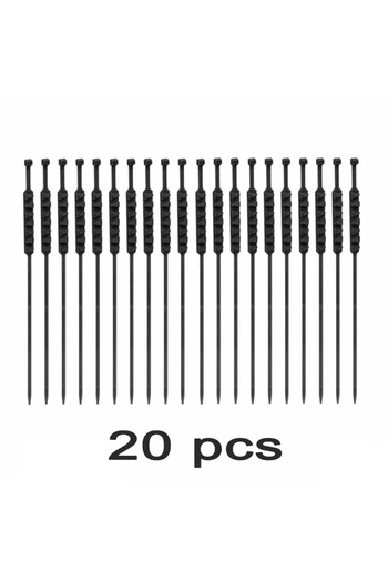 DUTRIEUX Black 20pcs 10pcs Anti-Skid Snow Chains for Motorcycles Bicycles Winter Tire Wheels Non-slip Cable T