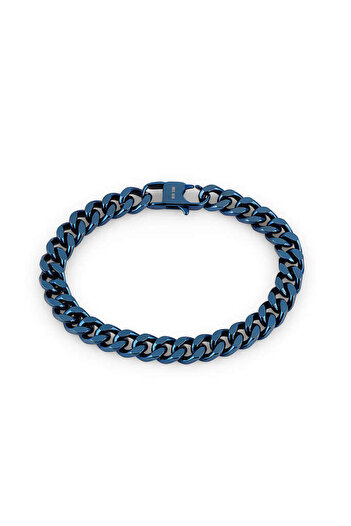 Daniel Klein Dkj.12.10005 Dark Blue Men's Steel Bracelet